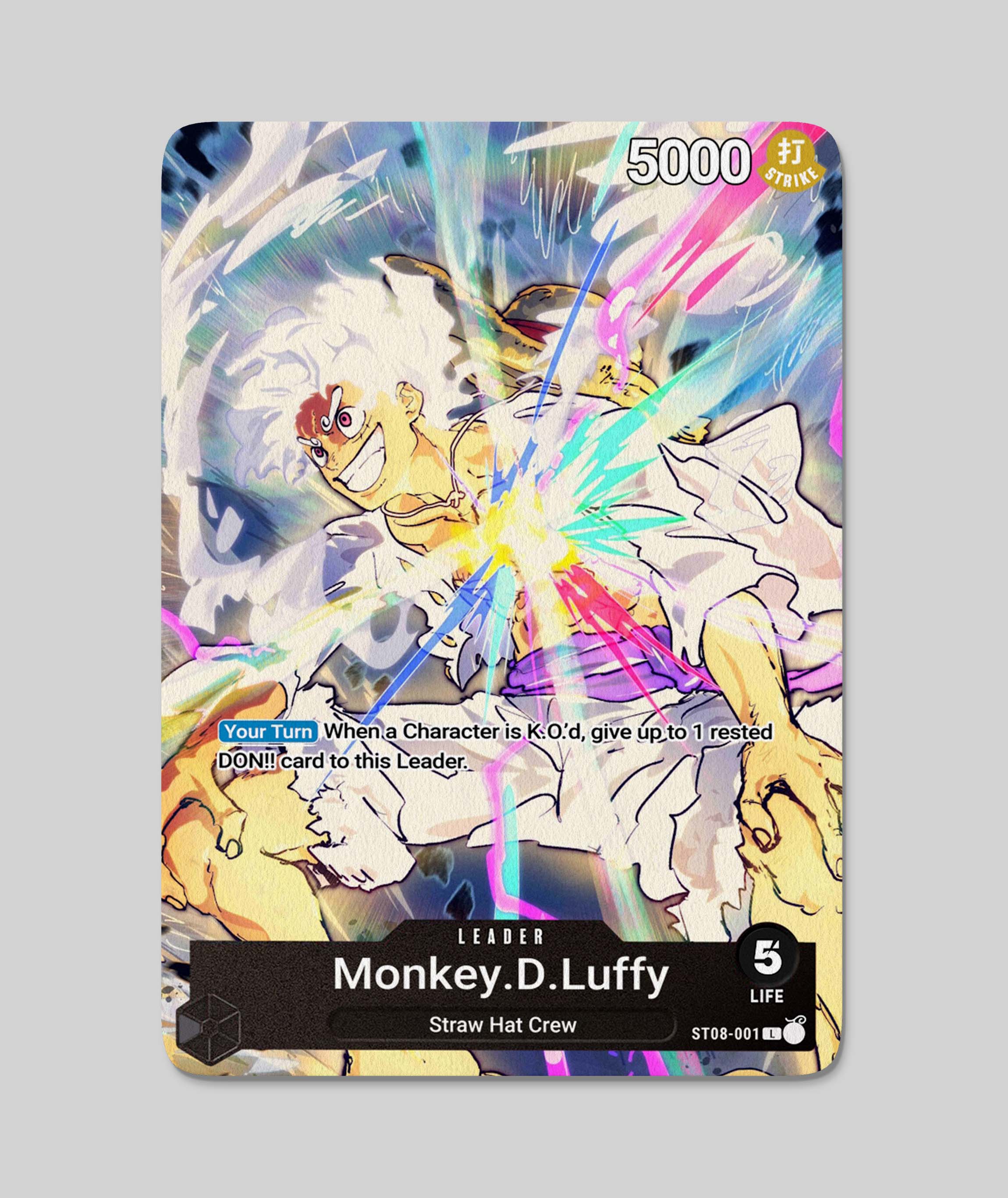 Custom Luffy Gear 5 Card / TCG / Character 